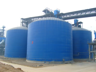 南坤镇水泥钢板库改造