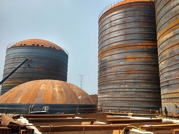 南坤镇焦粉钢板仓